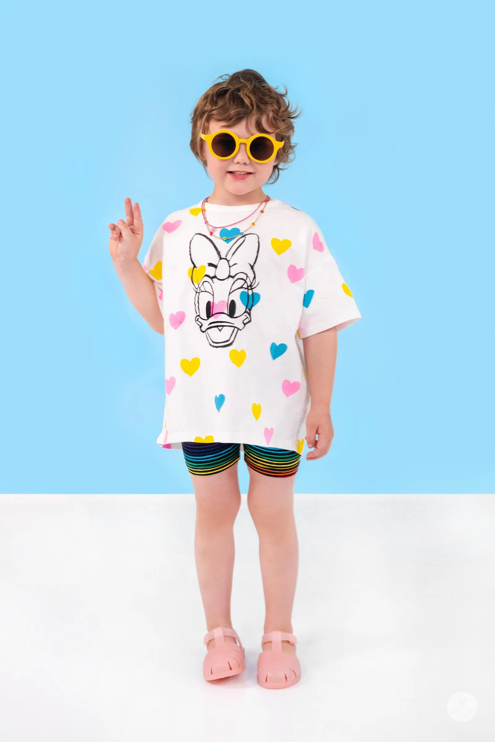 Colourful Connection Kids Biker Shorts