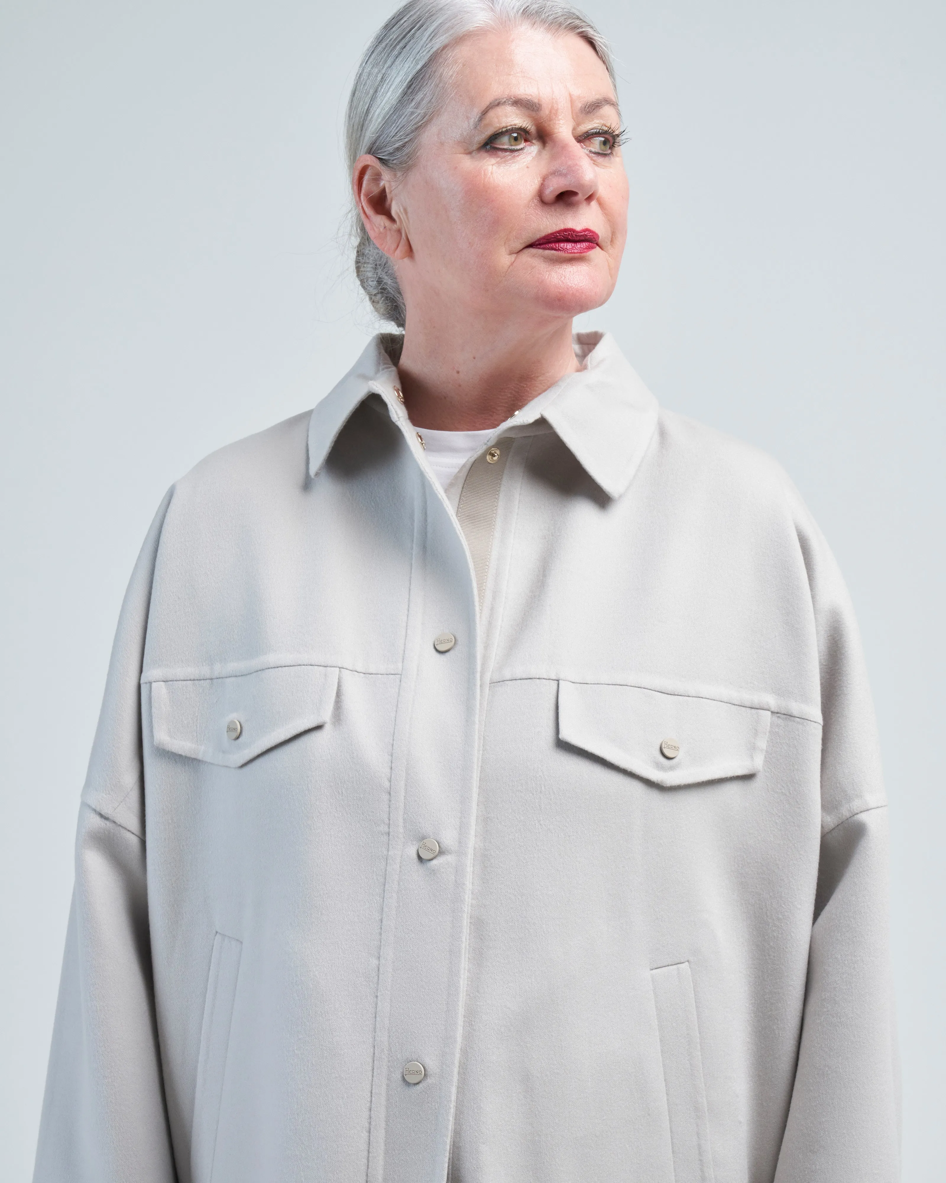 lana double-faced wool western jacket